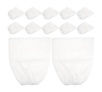 Veemoon Lot de 12 sacs de rechange pour collecteurs de poussière d'ongles : pochettes réutilisables pour aspirateurs de nail art, pour la maison et le salon.