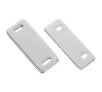 Veemoon Lot de 2 aimants ultra-fins pour portes de placard, 4,6 x 1,8 cm, | Installation facile, fermeture magnétique adhésive pour porte, loquet magnétique pour placard de cuisine et armoire.