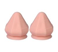 Veemoon Lot de 2 Balles de Massage à Ventouse 74 X 69 CM Outil Manuel de Dénouement Musculaire pour Dos Nuque et Pieds Sphères Antidérapantes Portables pour Fitness Yoga et