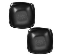 Veemoon Lot de 2 Bols à Sauce en Céramique Blanche Petit Bol à Condiments pour Vinaigrette et Amuse-Gueules Ustensile Cuisine pour Restaurant et Usage Familial Réutilisable