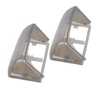 Veemoon Lot de 2 Caches Prises Extérieures Étanches Noirs, Boîtiers Résistants aux Intempéries pour Bornes de Recharge Véhicules Électriques, Protection Murale Polyvalente Anti-uv