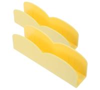 Veemoon Lot de 2 Clips Stabilisateurs pour Parc Bébé Fixation Antidérapante Jaune Support Base Solide pour Sécurité Aire de Jeux Accessoires Compatibles pour Parc à Chiens et Chiots