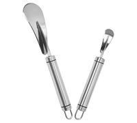 Veemoon Lot de 2 Éplucheurs Multifonctionnels en Acier Inoxydable pour Agrumes, Outil Manuel pour Peler Pamplemousses et Oranges, Ustensile Cuisine Pratique et Robuste pour Usage