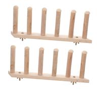 Veemoon Lot de 2 Étagères Murales pour Chats d'Intérieur en Bois Beige Design Multi-Niveaux Antidérapant pour Sécuriser Chatons à Maison