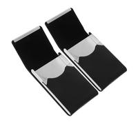 Veemoon Lot De 2 Étuis pour Cartes De Visite pour Nouveaux Entrepreneurs Porte-Cartes De Visite d'affaires pour Hommes Porte-Cartes De Visite Magnétique