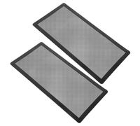 Veemoon Lot De 2 Filtres à Mailles Magnétiques pour Ventilateur De Pc, Protection Anti-poussière, 12x24 Cm, Compatible Boîtier Ordinateur, Filtration pour Purification D’air