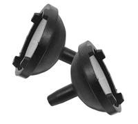 Veemoon Lot de 2 Filtres à Sédiments pour Pulvérisateurs Électriques Crépines Noires 2 Pouces en Maille Fine Accessoires de Tuyau D’Arrosage pour Agriculture et Jardinage