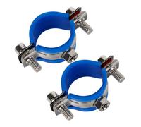 Veemoon Lot de 2 Fixations pour Chaise de Bureau 25-27 Mm en Plastique et Acier Inoxydable, Protection Anti-affaissement Réglable, Outil de Réparation pour Bureau et Maison, Kit