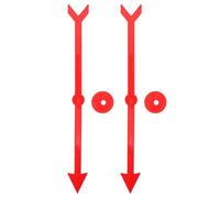 Veemoon Lot de 2 Flèches Rouges pour Roue Fortune, Accessoires de Jeu Éducatif en Plastique Solide, Pièces de Jeu pour Activités Scolaires, Tirages au Sort et Jeux de Société en Classe