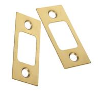 Veemoon Lot De 2 Gâches De Porte : Gâche À Pêne Dormant En Acier Inoxydable Pour Portes En Bois - Guide De Verrouillage Pour La Maison Et Le Bureau