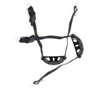 Veemoon Lot de 2 Jugulaires Noires pour Casque de Chantier, Sangle de Sécurité en Polyester et Plastique, Mentonnière Compatible Casque de Sécurité, Accessoires Professionnels