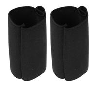 Veemoon Lot de 2 manchons élastiques pour microphone à main, compatibles | Manchon de protection pour microphone lors d'interviews, d'enregistrements de réunions, de mariages, de discours, de