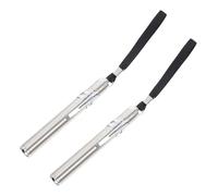 Veemoon Lot de 2 Mire-œufs LED Portables en Nylon et Acier Inoxydable, Testeur D'œufs pour Poulet, Canard, Oie et Perroquet, Accessoire Pratique D’élevage et Contrôle Fécondité des Œufs