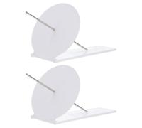 Veemoon Lot de 2 Modèles de Cadrans Solaires en Plastique, Horloge Solaire Ancienne Soi-même, Équipement Pédagogique Éducatif pour Mesure du Temps et Décoration Intérieure Scientifique