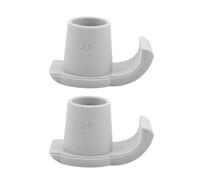 Veemoon Lot de 2 patins antidérapants pour déambulateur : patins universels de 28 mm pour déambulateurs et aides à la marche destinés aux personnes âgées.