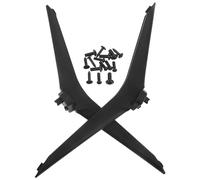 Veemoon Lot de 2 Pieds de Support pour Téléviseur à Écran Plat 60/65 Pouces, Base Stable en Métal avec Vis Incluses, Compatible Salon et Chambre, Support de Table Robuste pour TV