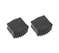 Veemoon Lot de 2 pieds d'échelle antidérapants en caoutchouc pour échelle en aluminium - Capuchons de et pièces de rechange pour escabeau - 63 x 25 cm - Idéal pour un maintien sûr et une