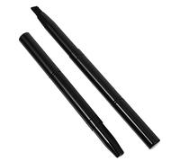 Veemoon Lot de 2 Pinceaux à Sourcils Biseautés Mini Rétractables Double Extrémité Professionnel pour Maquillage des Sourcils Capuchon, Usage Quotidien et Voyage