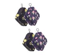 Veemoon Lot De 2 Pochettes De Rangement De Voyage pour Serviettes De Table Organiseur Compact en Tissu Oxford 2 Pièces X 2