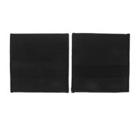 Veemoon Lot de 2 Porte-cartes à Mains en Tissu Oxford Noir, Support de Poker à 5 Niveaux Fixation Élastique, Organisateur Pratique pour Jeux de Cartes et Détenteurs D’identités,