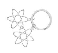 Veemoon Lot De 2 Porte-Clés avec Symboles Scientifiques Porte-Clés avec Symboles De Chimie Porte-Clés De Laboratoire Scientifique pour Sacs À Clés pour Étudiants Et