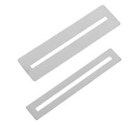 Veemoon Lot de 2 Protège-frettes pour Guitare et Basse, Outil de Luthier en Métal pour Polissage et Dressage, Protection de Touche Solide Compatible Guitares Électriques et Acoustiques