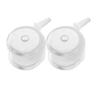 Veemoon Lot de 2 roulettes Universelles en Plastique pour Trotteur Bébé, Roues de Remplacement Compatibles Marchette et Poussette, Fonctionnement Fluide, Accessoires Pratiques et Solide