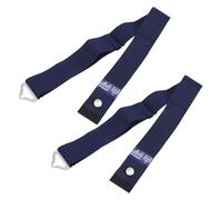 Veemoon Lot de 2 Sangles de Voyage Élastiques S pour Bagages Boucles Métalliques Robustes, Ceintures Réglables Bleu Marine, Accessoires Pratiques pour Valises et Organisation de