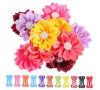 Veemoon Lot De 20 Accessoires De Toilettage Pour Animaux De Compagnie Bijoux Pour Cheveux En Couleur Aléatoire