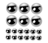 Veemoon Lot de 20 Billes de Mélange en Acier 5mm pour Peinture et Vernis à Ongles, Boules Agitatrices Professionnelles pour Manucure et Travaux Manuels à Domicile