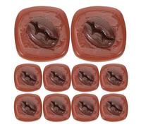 Veemoon Lot de 20 Breloques Miniatures Chocolat en Résine, Résistance à L'usure, Décoration DIY pour Coque de Téléphone, Modèles de Chocolats Café en Miniature