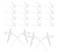 Veemoon Lot de 20 Buses de Pulvérisation de Mousse Expansive 1 MM en Plastique pour Remplissage de Joints Calfeutrage Étanche Remplacement Tubes pour Projets Bricolage et Plomberie