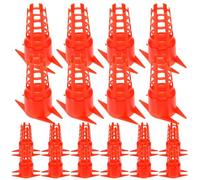 Veemoon Lot de 20 Cages D’Élevage pour Reines en Plastique Solide Protections de Cellules Reines Base D’Incubation Outil Apicole Léger et Portable pour Élevage et Protection des