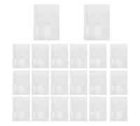 Veemoon Lot de 20 couvertures de présentation thermiques A4, dos de 2 mm, | Supporte 9 à 18 feuilles, fermeture thermoscellée, dos robuste, idéal pour organiser les propositions, les présentations