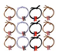 Veemoon Lot de 20 Élastiques à Cheveux Dinosaures Petit Format en Caoutchouc Souple pour Garçon et Filles Filles Motif Cartoon Accessoire Coiffure Quotidien Couleur Aléatoire