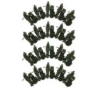 Veemoon Lot de 20 Motos Militaires Miniatures en Plastique, Maquette de véhicule Militaire, présentoir pour Diorama ou Table de Sable.