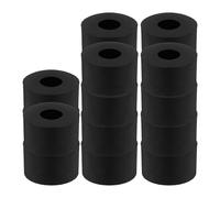 Veemoon Lot de 20 Patins Amortisseurs en Caoutchouc Naturel Rondelles Antivibratoires Rondes Ø35 MM X 20 MM Épaisseur Tampons Isolants Anti-Bruit pour Climatiseurs et Appareils