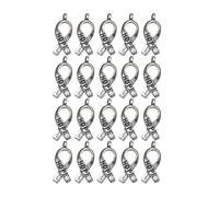 Veemoon Lot de 20 Pendentifs Charme Hope en Alliage Argenté, Design Unique et Finition Soignée, pour Bracelets, Colliers ou Cosplay
