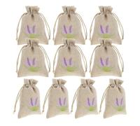 Veemoon Lot de 20 Sachets Vides en Toile de Jute 10X14 CM avec Cordon de Serrage Sachets Parfumés Personnalisables pour Lavande Présents Mariage Décorations Maison et Tiroirs