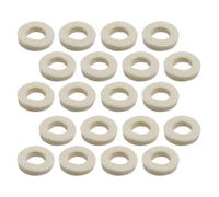 Veemoon Lot de 20 Tampons en Feutre Beige pour Pistons de Trompette, Trombone et Cornet, Coussinets D’étanchéité 18 X 18 X 3 Mm, Accessoire de Réparation pour Instruments à Vent,
