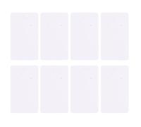 Veemoon Lot de 200 Cartes Porte-Boucles d'Oreilles en Papier Kraft Épais 5 X 89 CM Trous Prédécoupés Étiquettes Créatives pour Présentation et Emballage de Bijoux Faits Maison