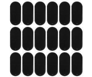 Veemoon Lot de 24 Cache-Œil pour Lunettes en Tissu Non Tissé Doux Grand Format Noir Protection Respirante pour Rééducation de L'Amblyopie Chez Garçon et Filles et Adultes Usage