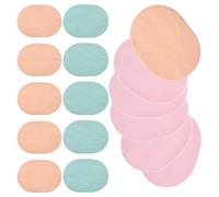Veemoon Lot de 24 Éponges Exfoliantes Visage Multifonctions 7 Mm en Cellulose Naturelle, Doux, Coloris Mélangés, Réutilisables et Pratiques pour Nettoyage Quotidien et Couleur Aléatoire