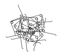 Veemoon Lot de 25 Ressorts de Rechange en Acier Inoxydable pour Sécateurs Manuels Ressorts de Sécateur V-Type Noirs Adaptés au Jardinage et à la Taille des Branches Sources Solide et