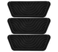 Veemoon Lot de 3 bacs récupérateurs d'eau en silicone pour distributeur d'eau, tapis de réfrigérateur découpable, bac récupérateur d' pour coin café, évier de cuisine, protection