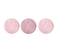 Veemoon Lot de 3 Balles de Foot 36mm Rouges en Plastique Résistant à l'usure, Ballons de Remplacement pour Table de Football de Salle, Accessoires pour Jeu de Foot à Domicile et Loisirs