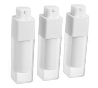 Veemoon Lot De 3 Bouteilles De Lotion Vide En Plastique 30 Ml Carré, Bouteille Cosmétique De Voyage Compacte, Légères Et Réutilisables Pour Soins Personnels