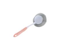 Veemoon Lot De 3 Brosses à Récurer Métal Avec Long Manche Plastique, Éponges En Acier Inoxydable, Pratique Suspendue, Nettoyage La Cuisine, Plaques De Cuisson, Barbecue, Usage Ménager Et Professionnel