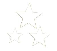 Veemoon Lot De 3 Cerceaux En Étoile De 30 Cm Pour DIY - Idéal Pour Attrape- Et Décorations Macramé