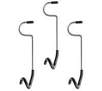 Veemoon Lot de 3 Crochets Métalliques de S pour Poteaux D'éclairage de Camping, Supports Multifonctions Antidérapants, Compacts et Portables, Suspendre de Lampe de Camping en Extérieur